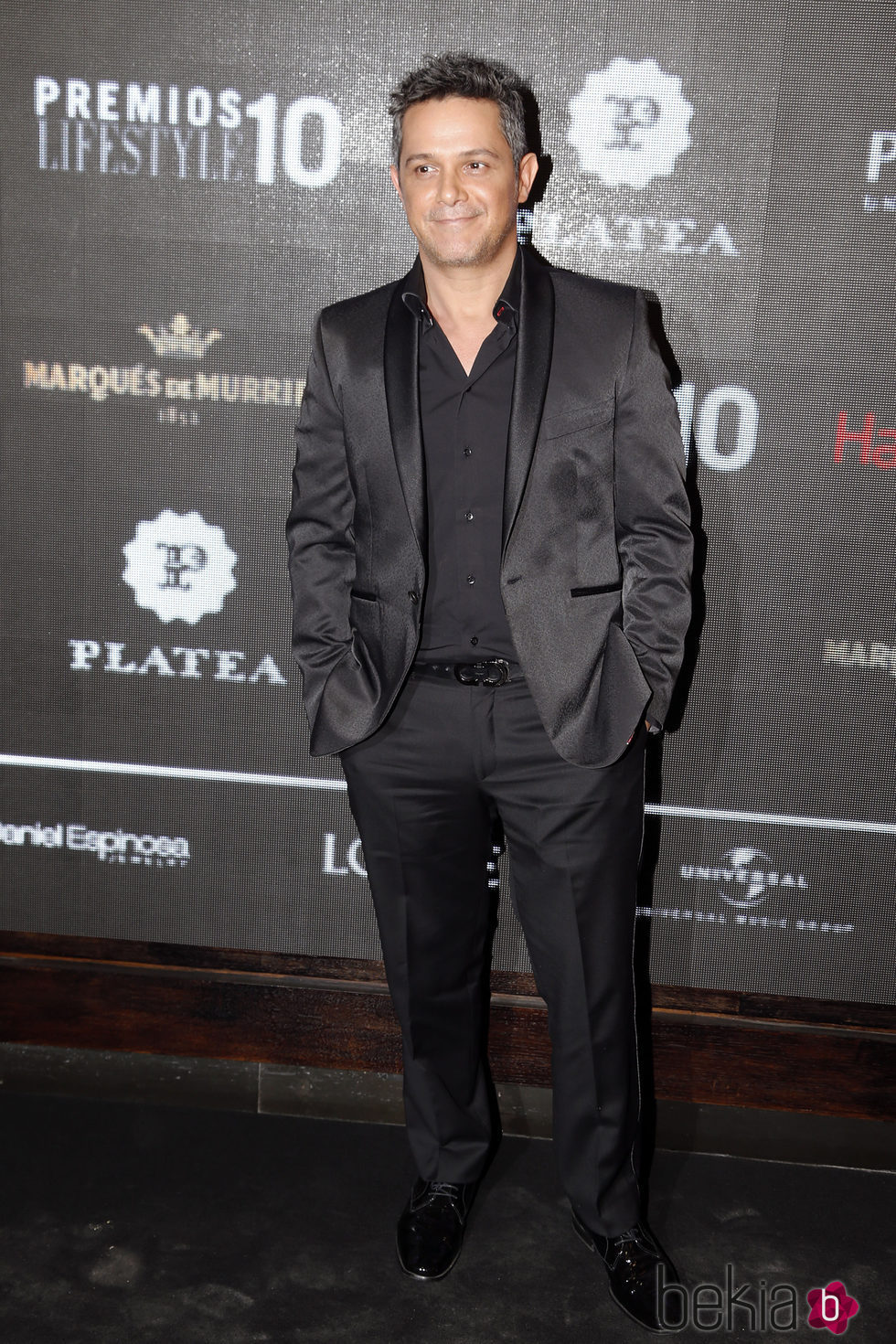 Alejandro Sanz en la entrega de los Premios Lifestyle