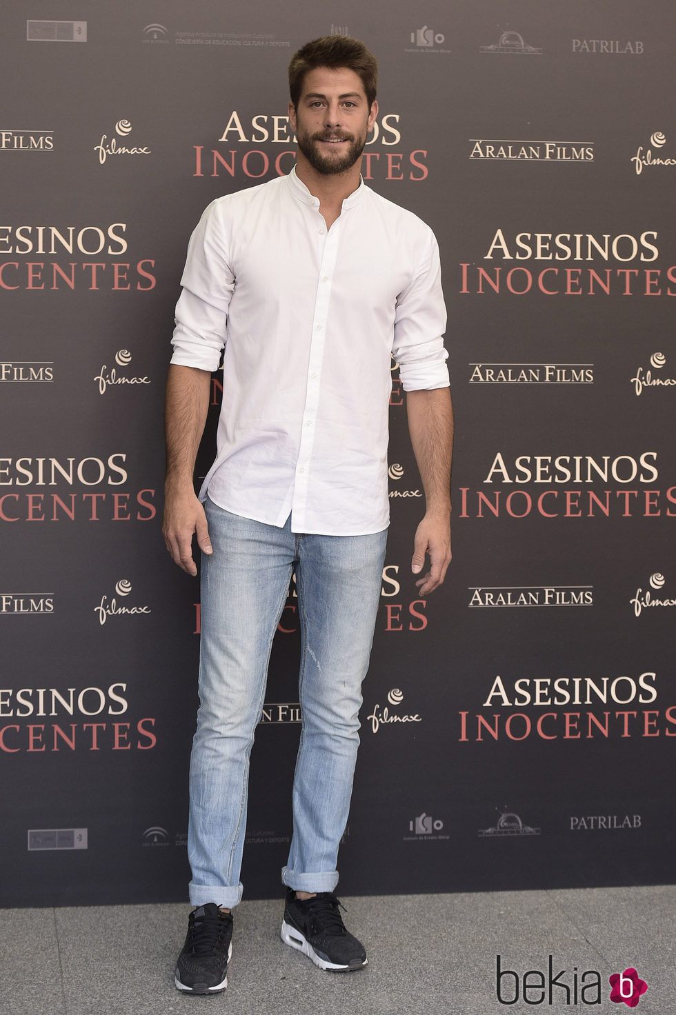 Luis Fernández en la presentación de 'Asesinos Inocentes' en Madrid