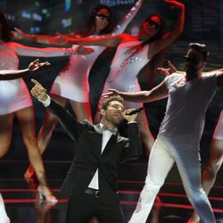 David Bisbal actuando en los Premios Platino 2015