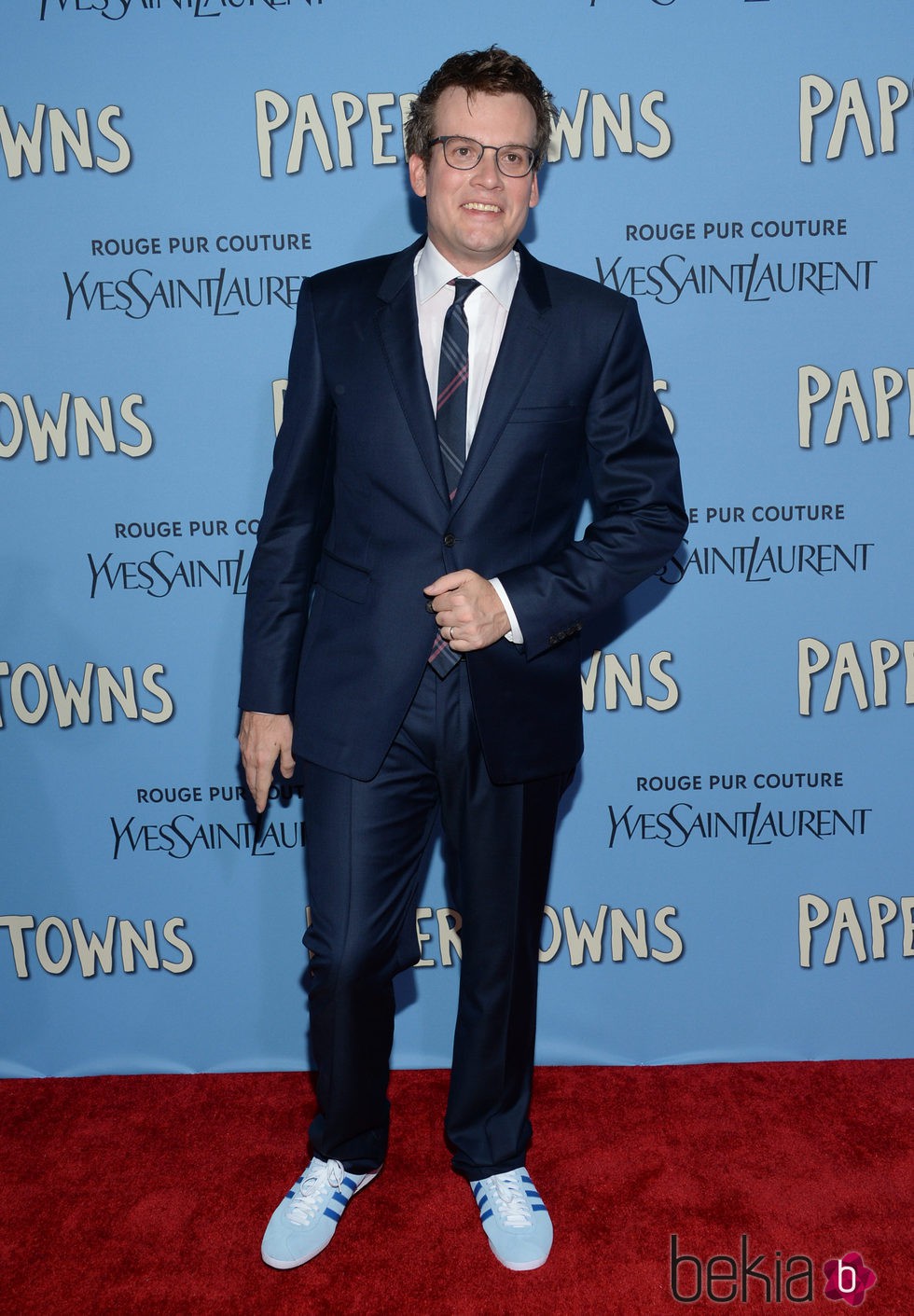 John Green en la premiere de 'Ciudades de Papel' en Nueva York