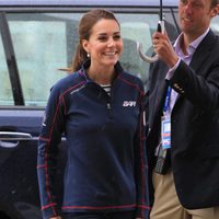 Kate Middleton en una competición de vela en Portsmouth