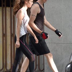 Nicolás Coronado y Ainara Aristegui, dos deportistas en Madrid