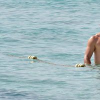 Ronaldo con el torso desnudo en Formentera