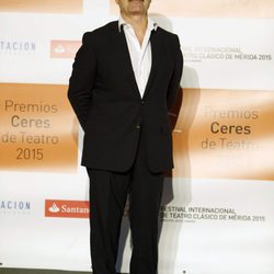 Antonio Resines en la entrega de los Premios Ceres 2015