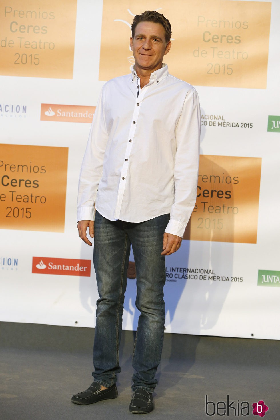 Juanjo Artero en la entrega de los Premios Ceres 2015