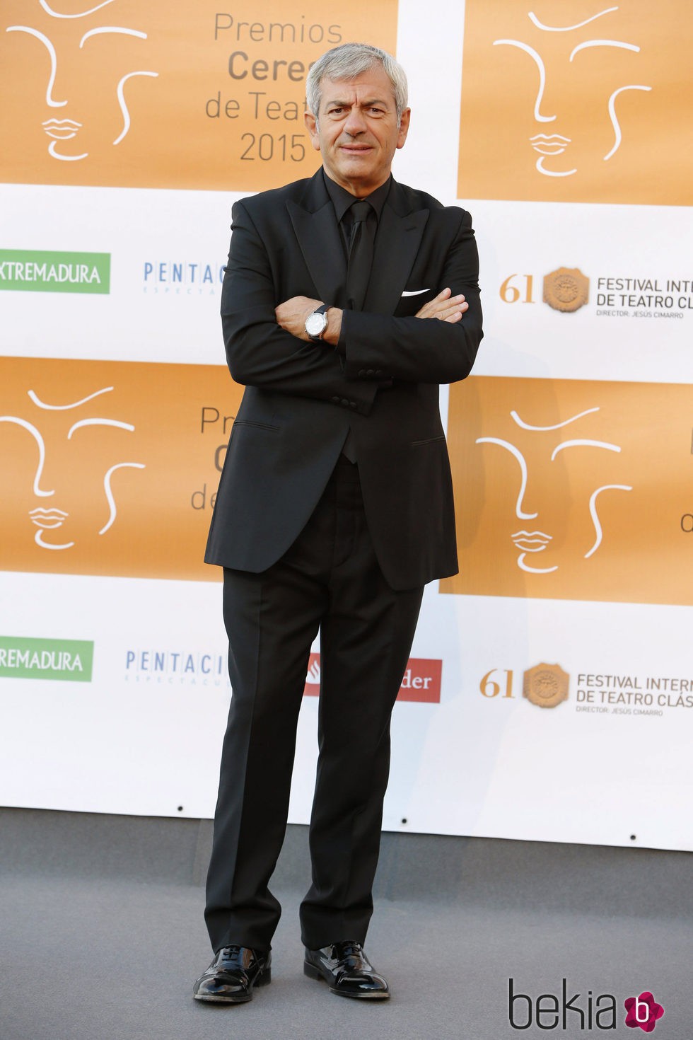 Carlos Sobera en la entrega de los Premios Ceres 2015