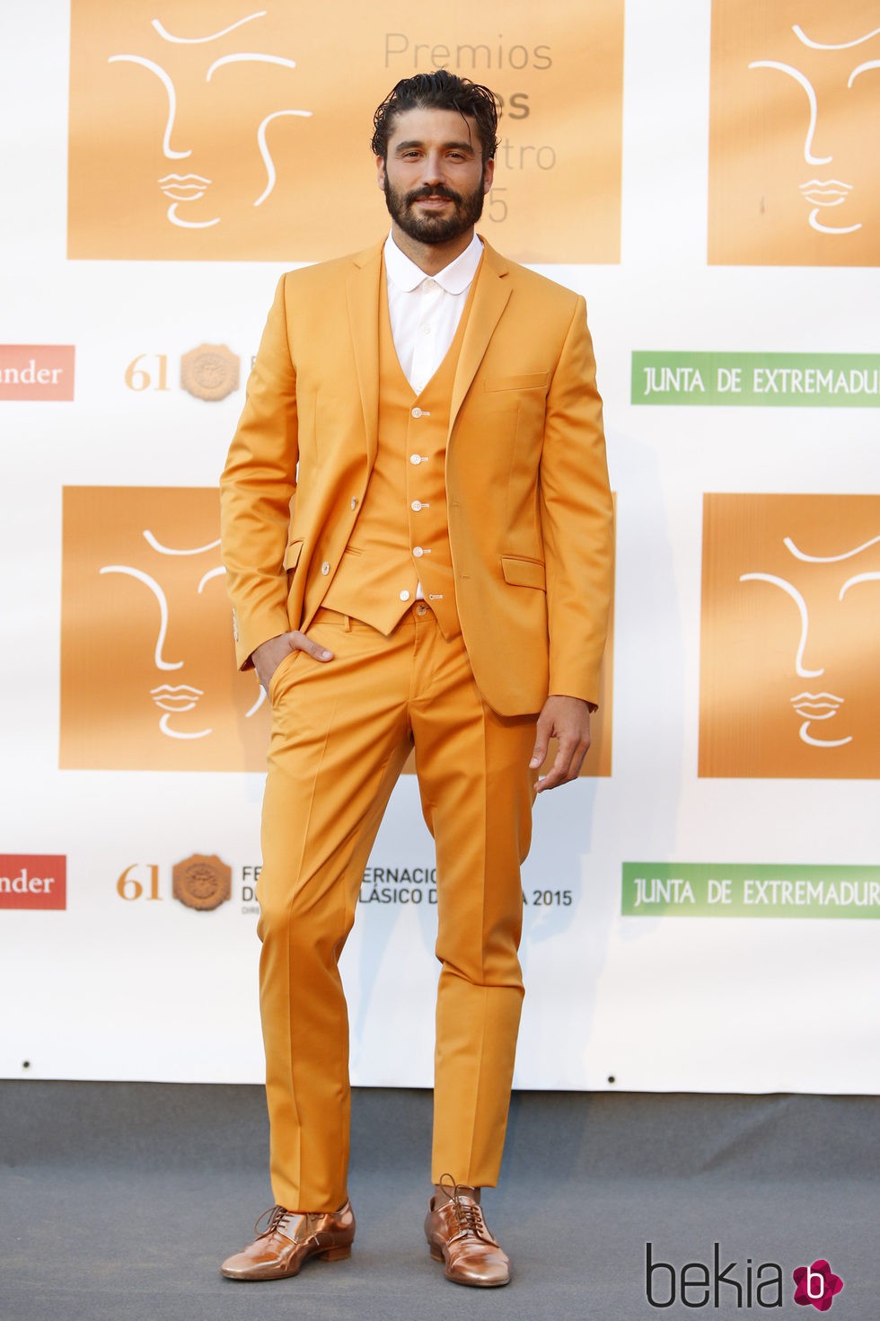 Álex García en la entrega de los Premios Ceres 2015
