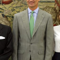 El Rey Felipe en su primera audiencia tras las vacaciones de verano