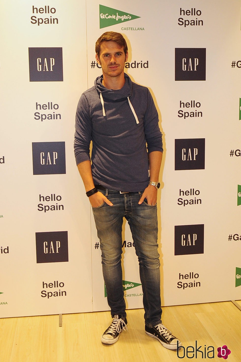 Gonzalo Ramos en la inauguración de un espacio de la firma GAP