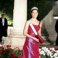 La Princesa Victoria de Suecia en la entronización del Príncipe Alberto de Mónaco