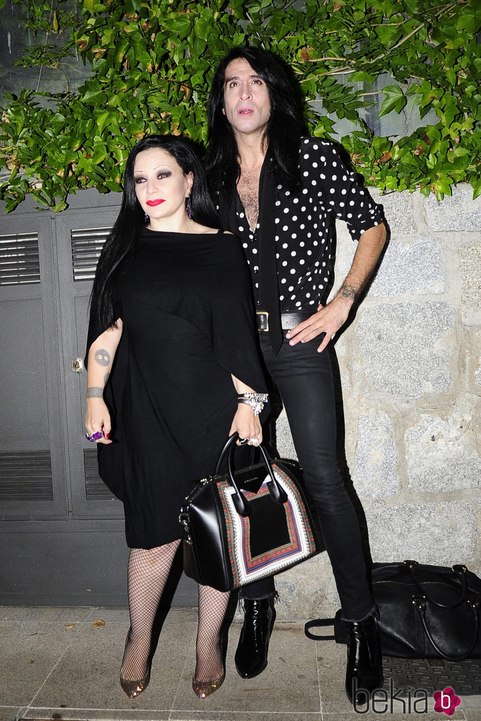 Alaska y Mario Vaquerizo en la fiesta del 50 cumpleaños de Jesús Vázquez