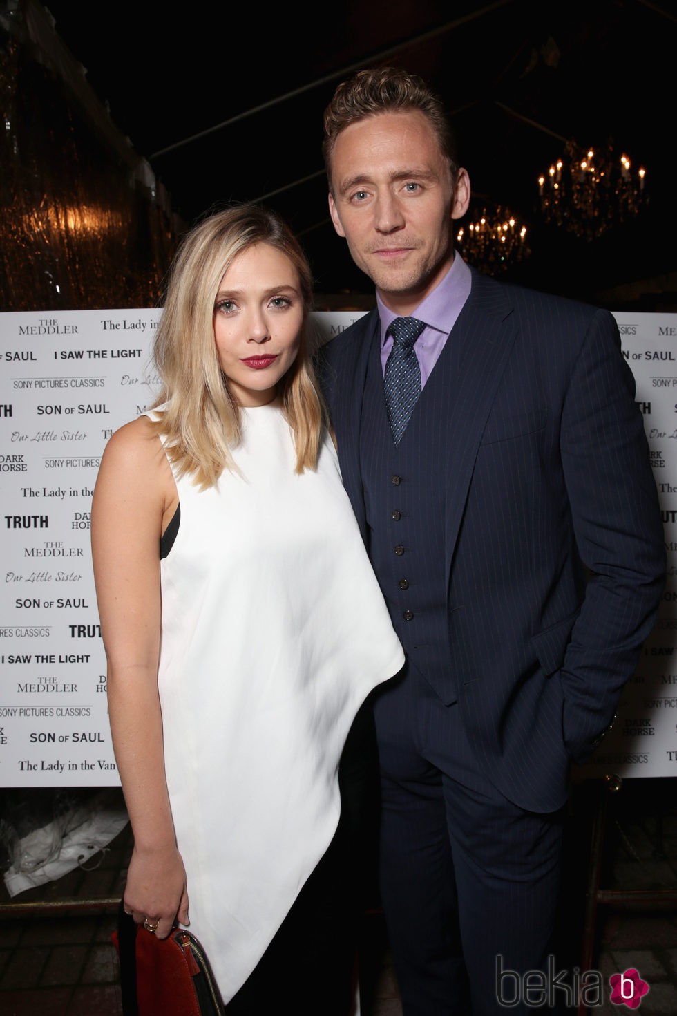 Elizabeth Olsen y Tom Hiddleston en el Festival de Cine de Toronto
