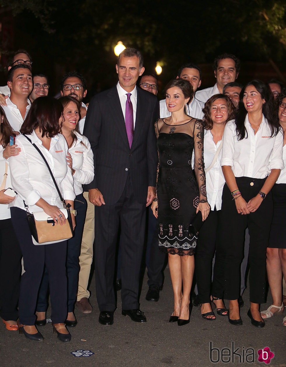 Los Reyes Felipe y Letizia en Georgetown