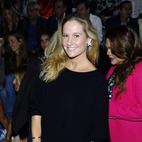 Fiona Ferrer en el front row de Devota & Lomba durante la Madrid Fashion Week 2015