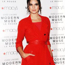 Kendall Jenner en la presentación de una nueva fragancia