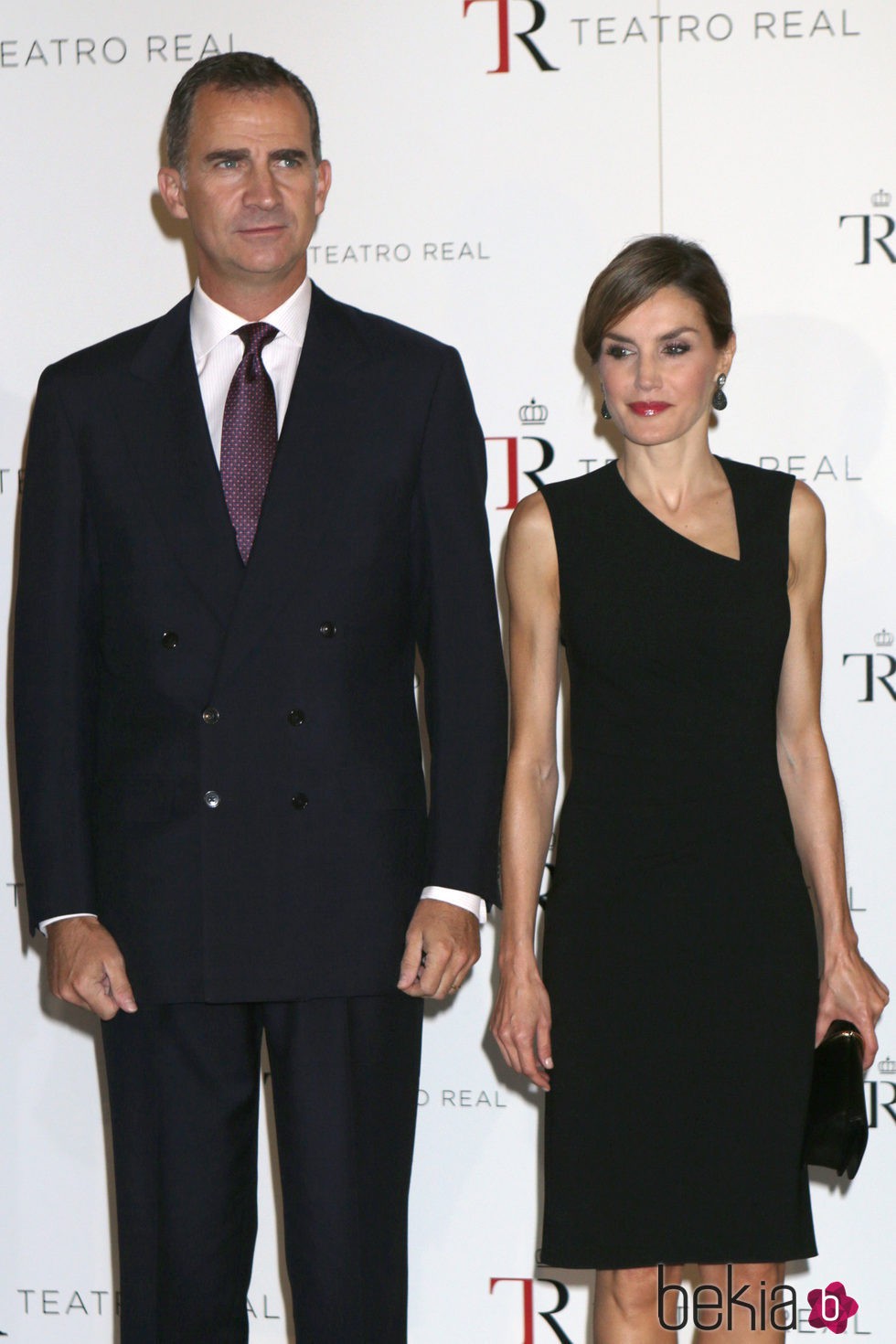Los Reyes Felipe y Letizia en el inicio de la temporada de ópera 2015