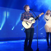 Ed Sheeran y Beyoncé en el Global Citizen Festival 2015
