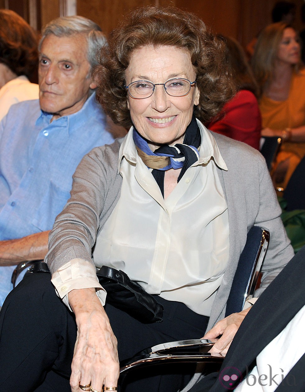 Julia Gutiérrez Caba en el homenaje a Amparo Rivelles en el Instituto Cervantes