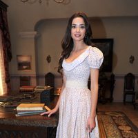 Dafne Fernández en la presentación de la segunda temporada de 'Tierra de lobos'