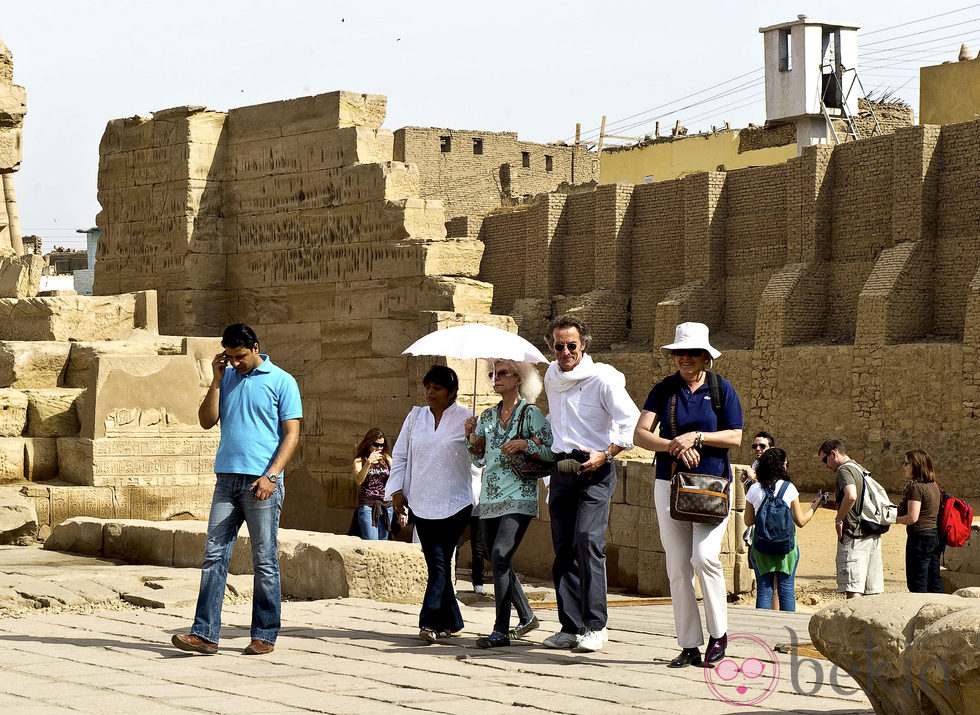 Cayetana Fitz James y Alfonso Díez, en Egipto 
