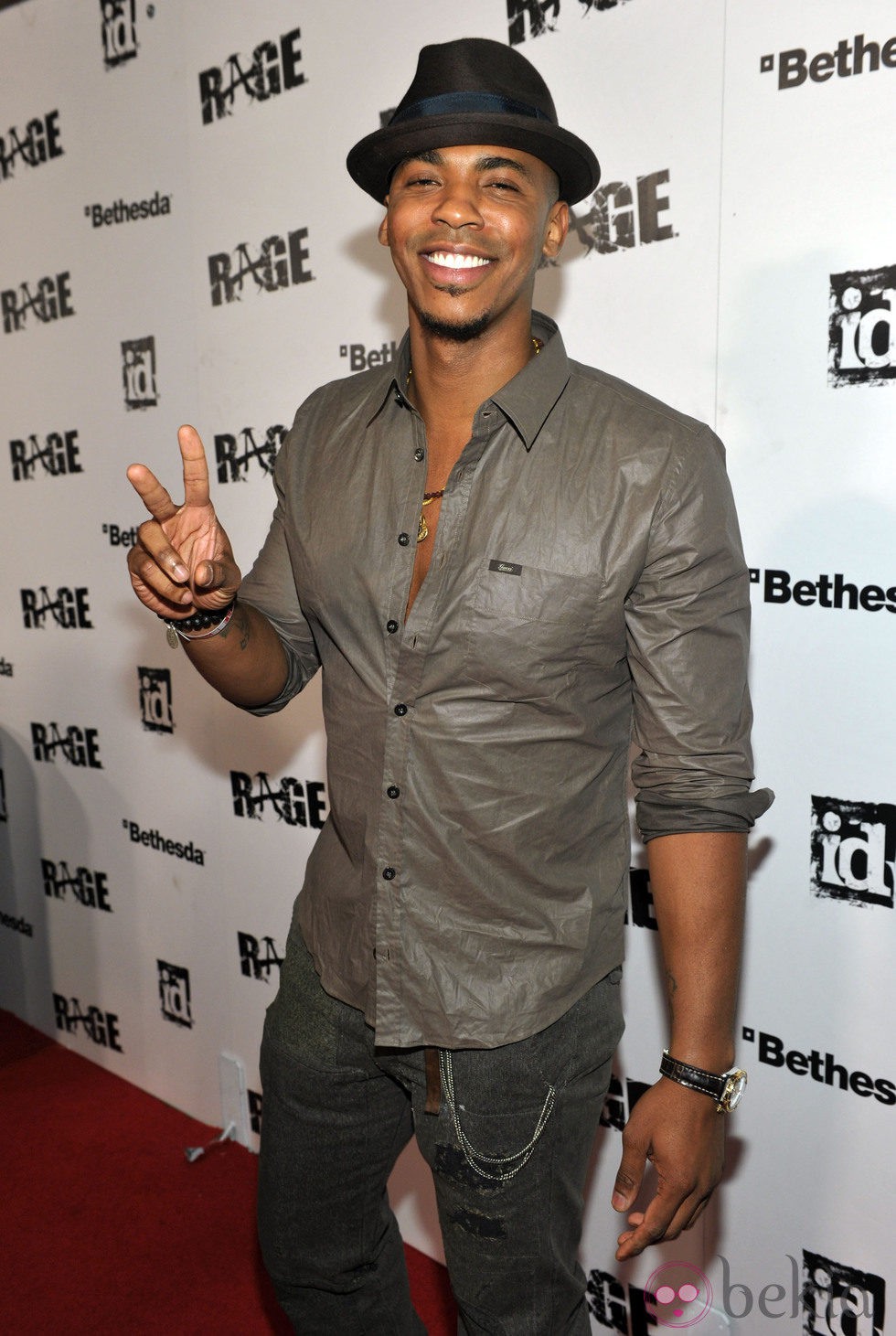 Mechad Brooks en la fiesta de 'Rage'