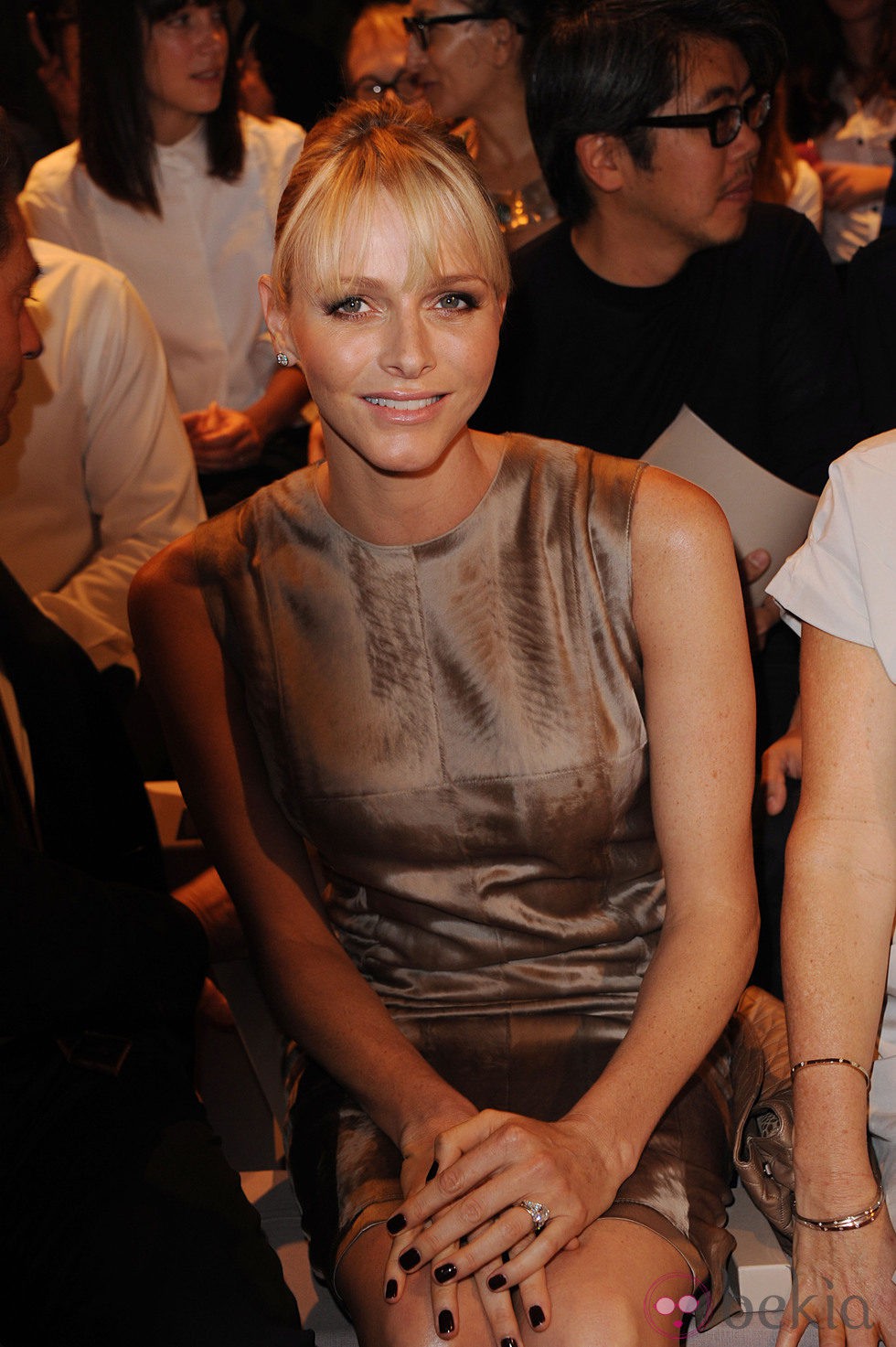 Charlene de Mónaco en la semana de la moda de París