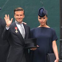 David y Victoria Beckham en la boda de los Duques de Cambridge
