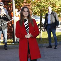Sofia Hellqvist en su primera visita oficial a Dalarna como Princesa de Suecia