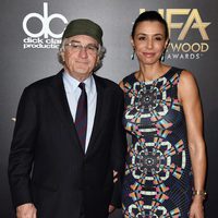 Robert De Niro y Drena De Niro en los Hollywood Film Awards 2015