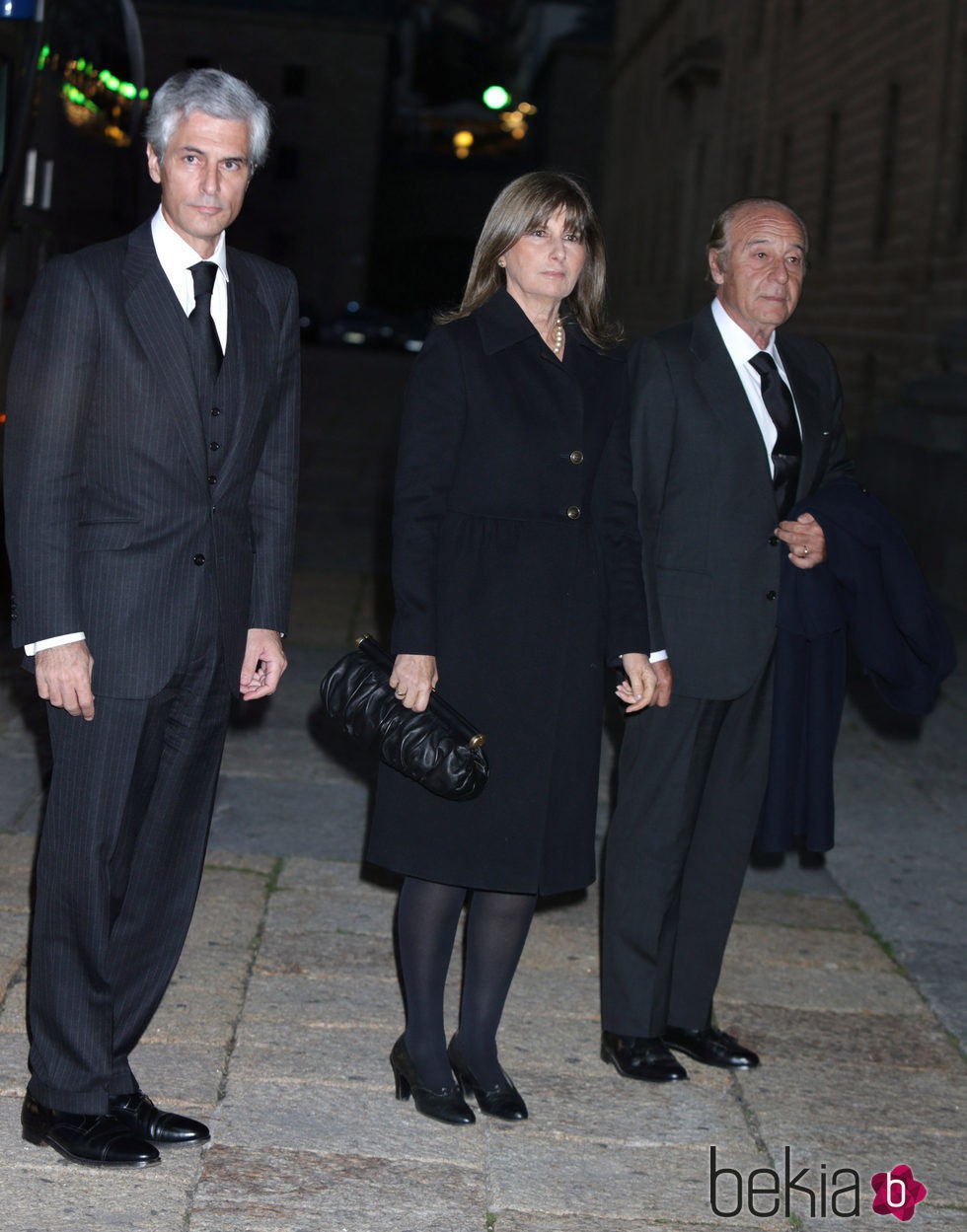 Adolfo Suárez Illana en el funeral del Infante Carlos