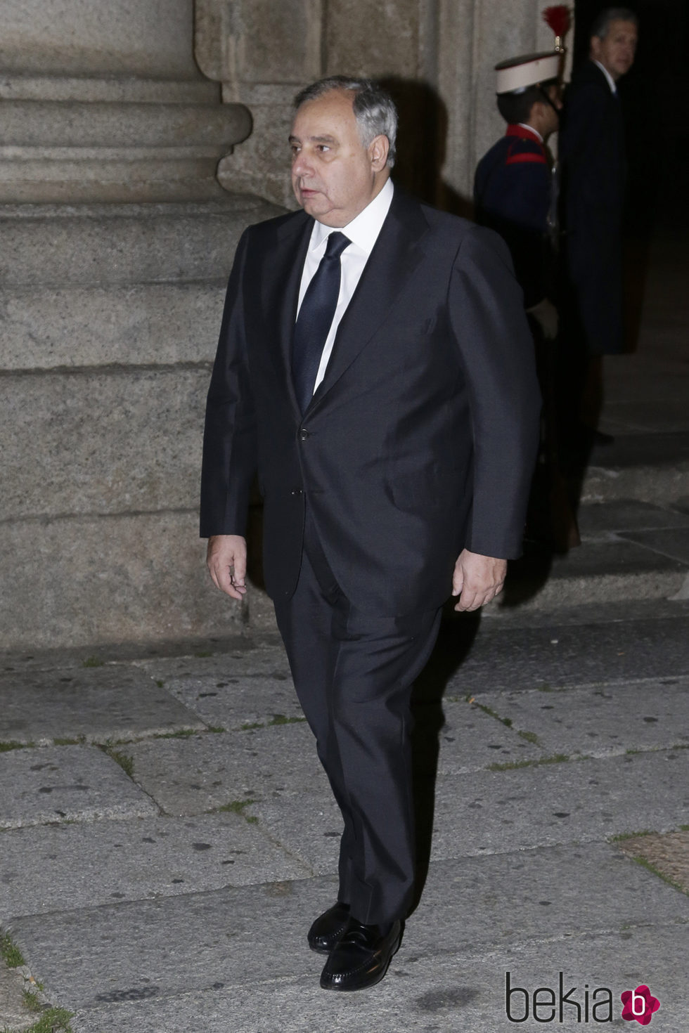 Fernando Martínez de Irujo en el funeral del Infante Carlos