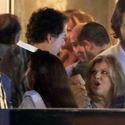 Terelu Campos y su ex Carlos Pombo de copas en Madrid