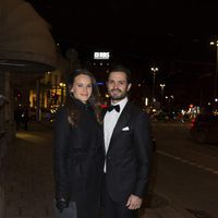 Carlos Felipe de Suecia y Sofia Hellqvist en una cena benéfica del Global Child Forum