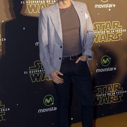 Dani Muriel en el estreno de 'Star Wars: El Despertar de la Fuerza' en Madrid