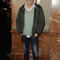 Victor Sandoval en el estreno de 'Iba en serio'