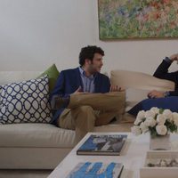 Álex Lequio con Bertín Osborne en el programa 'En tu casa o en la mía'