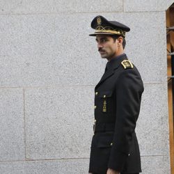 Rubén Cortada grabando 'Lo que escondían sus ojos' en Madrid