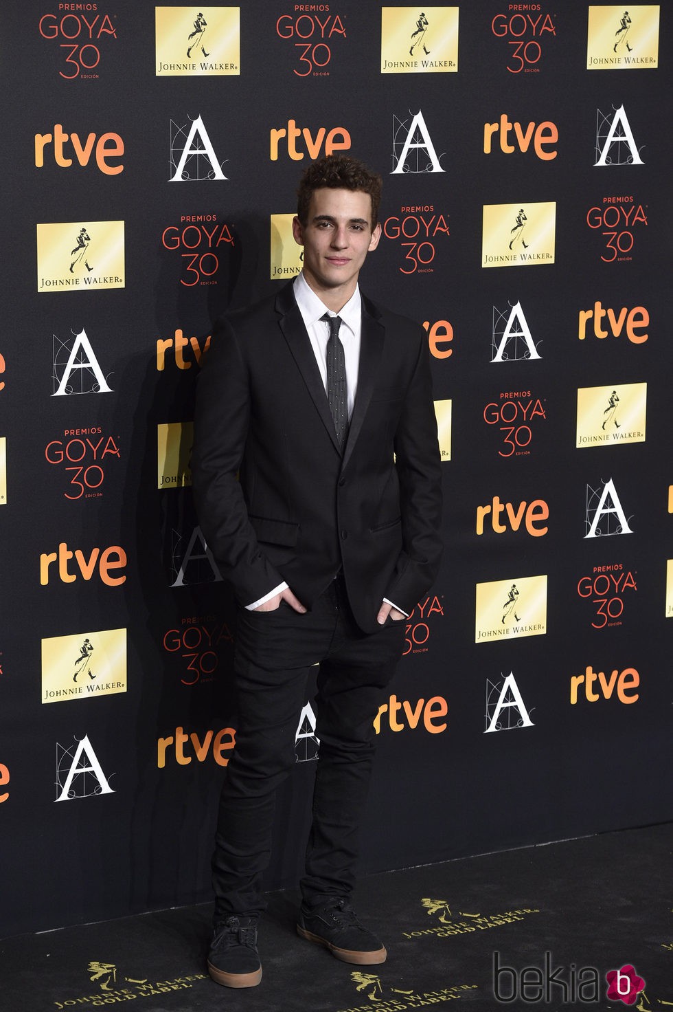 Miguel Herrán en la cena de los nominados a los Premios Goya 2016