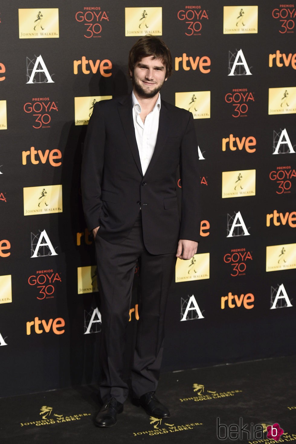 Lucas Vidal en la cena de los nominados a los Premios Goya 2016