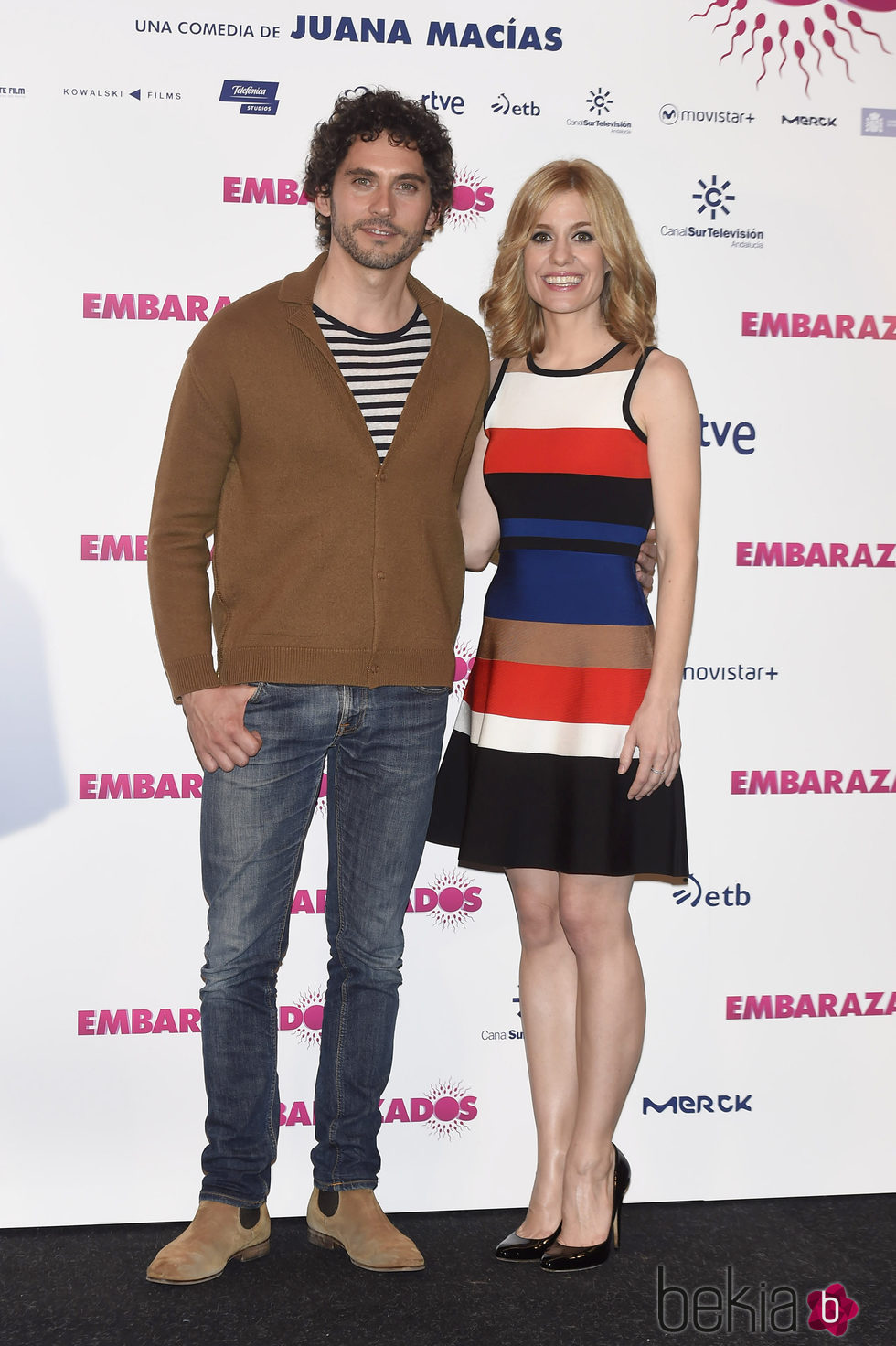 Paco León y Alexandra Jiménez en la presentación de 'Embarazados'