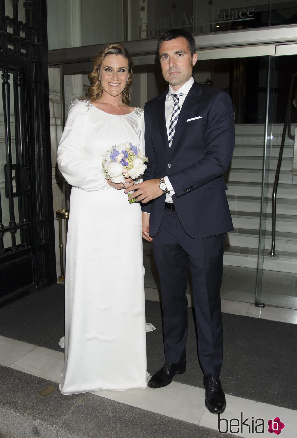 Carlota Corredera y Carlos de la Maza en su boda