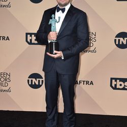 Leonardo DiCaprio con su Premio del Sindicato de Actores 2016