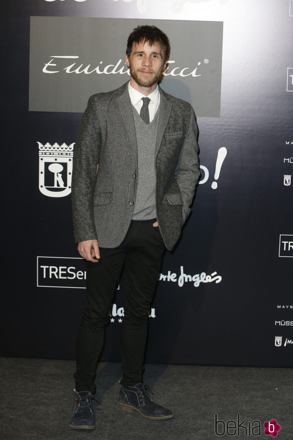 Bernabé Fernández en el desfile de Emidio Tucci en MFShow Men otoño/invierno 2016/2017