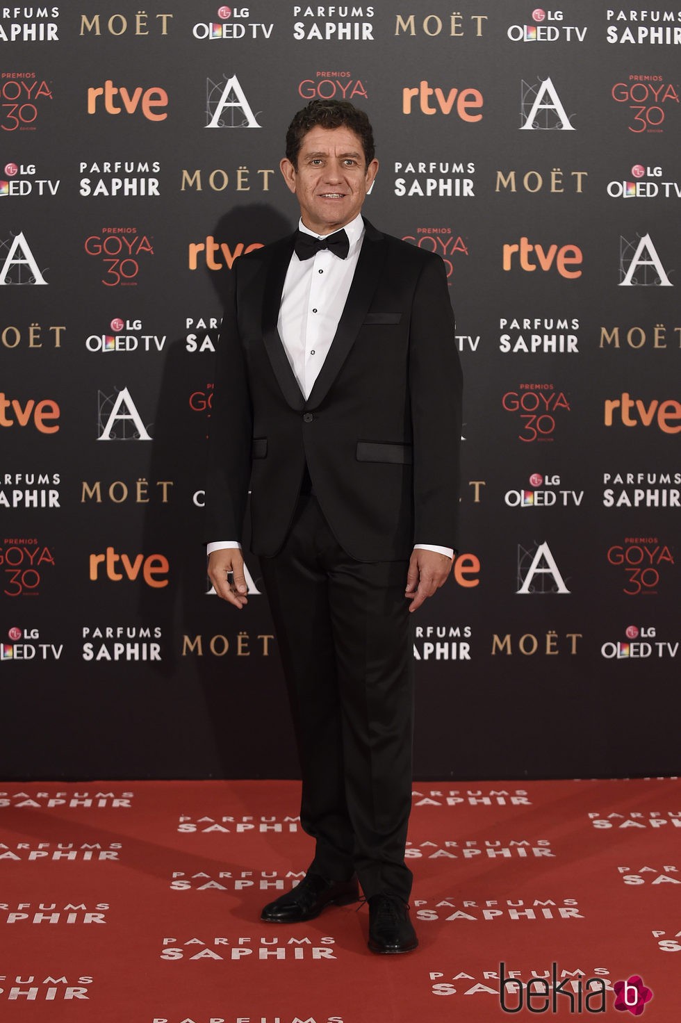 Pedro Casablanc en la alfombra roja de los Premios Goya 2016