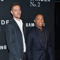 Don Lemon y su invitado en el estreno de 'Zoolander 2' en Nueva York