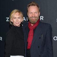 Trudie Styler y su marido Sting en el estreno de 'Zoolander 2' en Nueva York