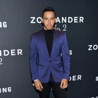Lewis Hamilton en el estreno de 'Zoolander 2' en Nueva York