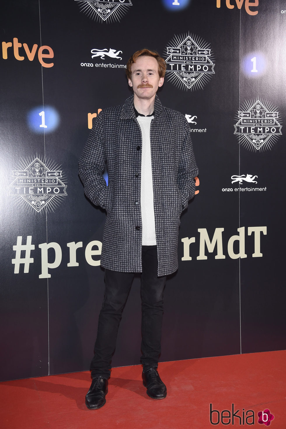 Daniel Pérez Prada en la presentación de la segunda temporada de 'El Ministerio del Tiempo'