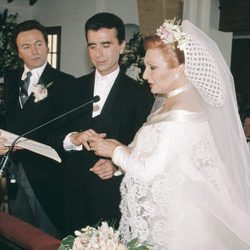Rocío Jurado y José Ortega Cano el día de su boda