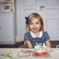 Leonor de Suecia en su 2 cumpleaños